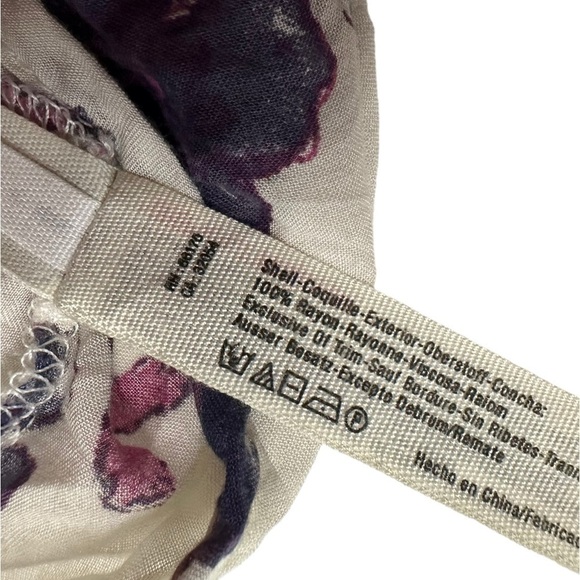 Free People Dress Mini Fairy Boho Floral Summer White Dainty Flowy Beach Medium - Picture 7 of 8